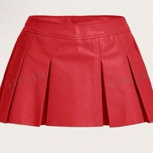 PU Leather Skirt